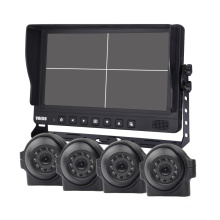 1080P DVR Quad Monitor Camera System IP69K Waterproof